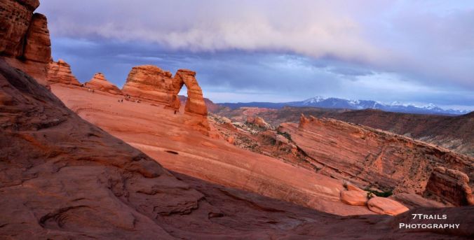 Evening at Delicate Arch
